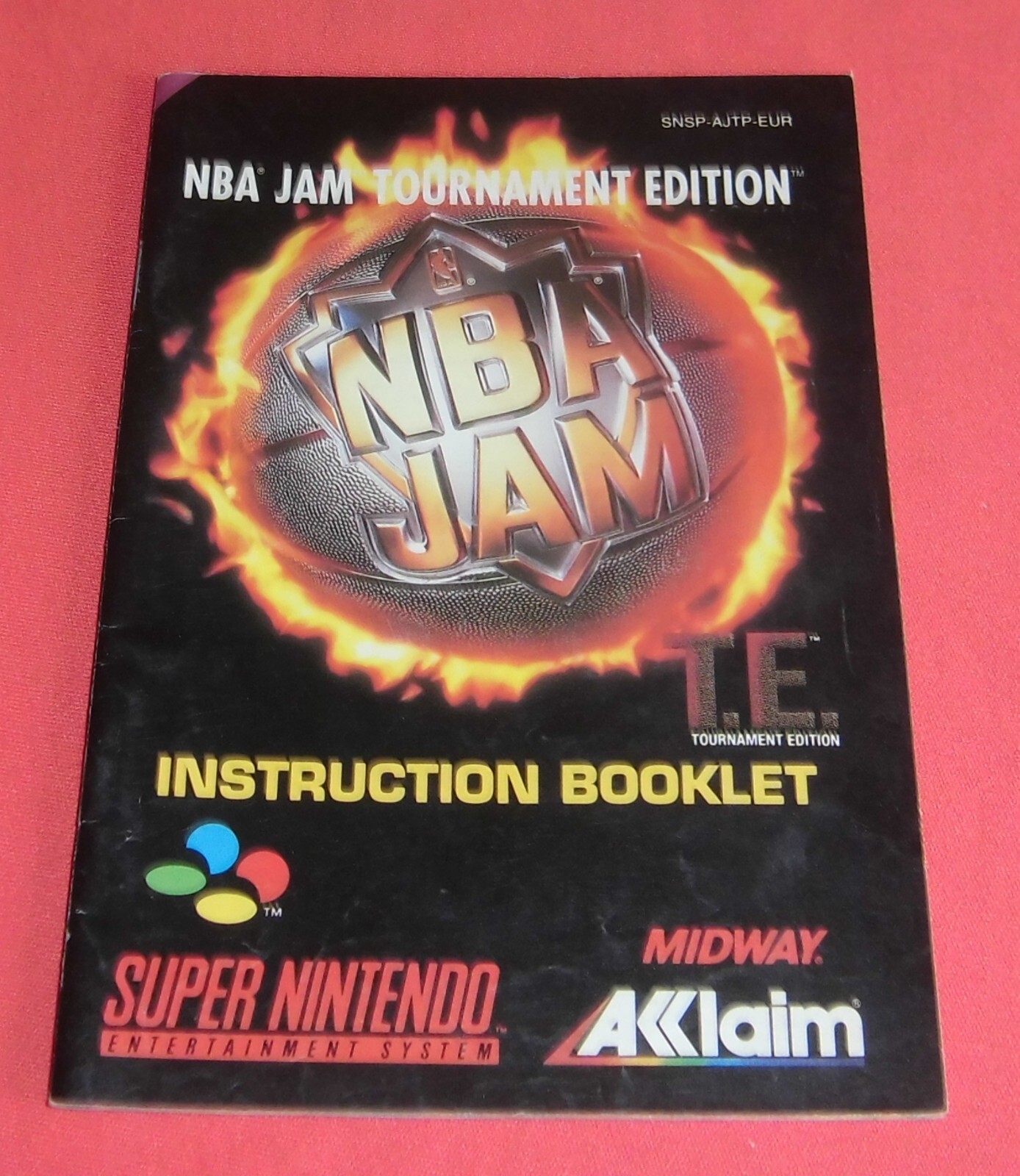 Notice NBA Jam T.E. Tournament Edition [PAL-EUR] Super Nintendo SNES *JRF