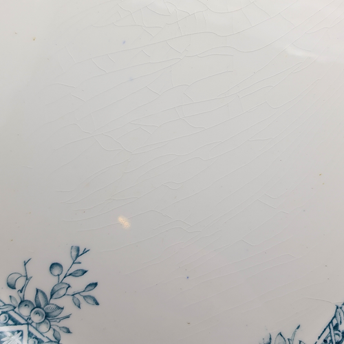 Antique Victorian Serving Plate Wallis Gimson & Co Large Alexandria Pattern - Picture 10 of 23