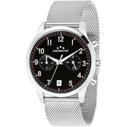 Orologio Uomo CHRONOSTAR ROMEOW R3753269001 Bracciale Acciaio Nero Mesh NEW  | eBay