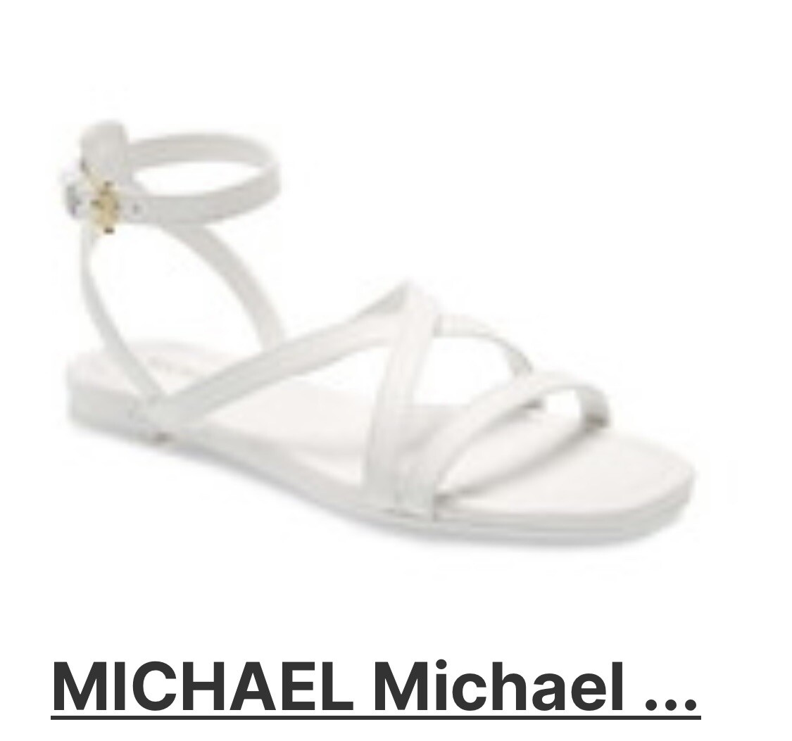 Dress Sandals Michael Michael Kors Tasha Leather Sandal MICHAEL
