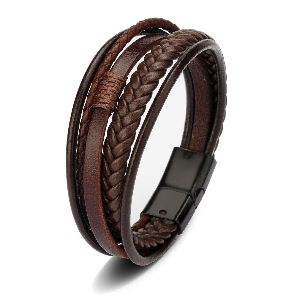 【SPERONE】24SS★ [Real Leather] Rope Layered Bracelet Designer fashion, Seoul-fully created | W Concept