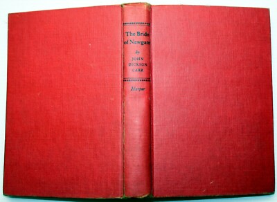 John Dickson Carr THE BRIDE OF NEWGATE 1st Ed 1950 historic mystery duel opera