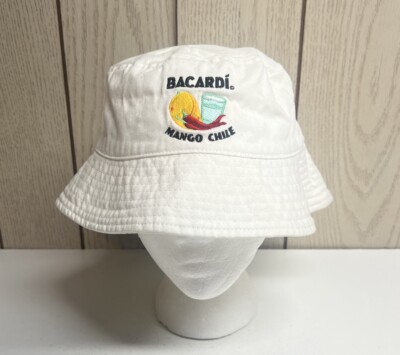 Unisex Adult White Bacardi Mango Chile Bucket Hat OSFM 