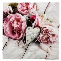 Servietten Blumen Ca. 33 Cm Geburtstag Hochzeit Party Festlich Tischdeko