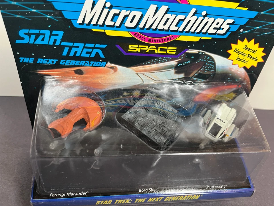 Набор кораблей Micro Machines Space STAR TREK THE NEXT GENERATION 1993 Galoob 65825 - Изображение 3 из 4
