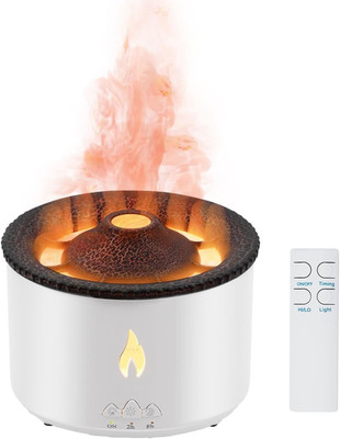 Mcbazel Vulkan Diffuser, 360ML Volcano Diffuser Flamme Aroma Diffusor Elektrisch