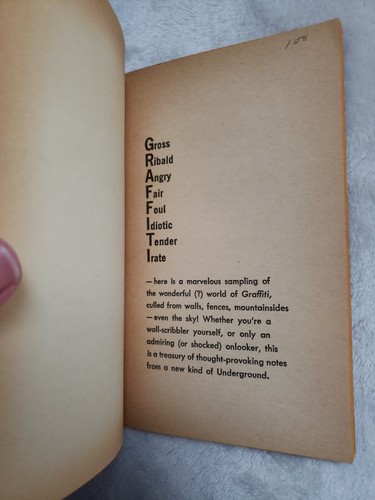 1967 Bill Adler's Graffiti 1st Pyramid R-1710 Paperback - Picture 5 of 10