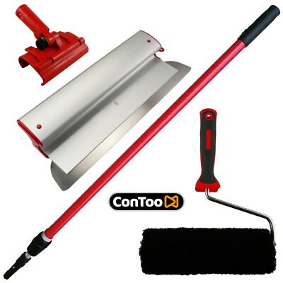 Putzwalze Flächenspachtel 15-100 cm Teleskopstiel Glätten Putz Spachtel SCT01