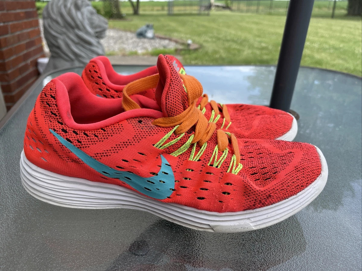 Nike Lunartempo Running Shoes Women s Sz 7.5 Bright Crimson