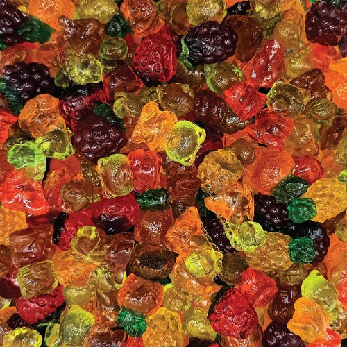 3D Gummy Candy Mix - Dinosaurs, Bears, Assorted Fruits - 2-Pound Bag - Picture 4 of 6