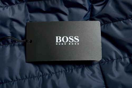 Hugo Boss Men's "Hiwan" Slim Fit Navy Blue Button Down Insulated Vest - Picture 6 of 6