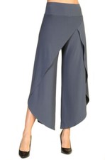 Focus by JJ Women's Wrap Flood Pants-IT134