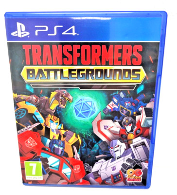 PS4 Transformers Battlegrounds Boxed Mint Disc PS5 Compatible