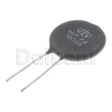2pcs MF72 10D-25 NTC Thermistor 7A 2P 10K Negative Temperature Coefficient