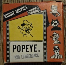 1960's Atlas Films Popeye 8mm Episode PX9 Lumberjack