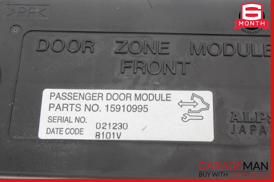 05-11 Módulo de control de cerradura de puerta delantera derecha Cadillac STS fabricante de equipos originales Foto 4 de 4
