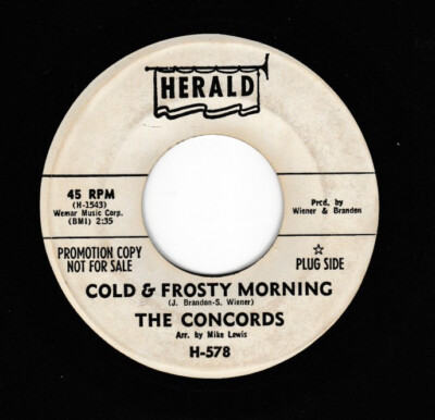 White Doo Wop - THE CONCORDS - Don´t Go Now