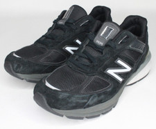 New Balance 990v5 Black Silver Suede Made in USA Comfort Shoes Womens Size 8 B