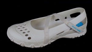 zapatos skechers mujer beige