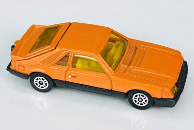 CORGI JUNIOR METTOY E104 FORD COBRA MUSTANG ORANGE RARE 1983