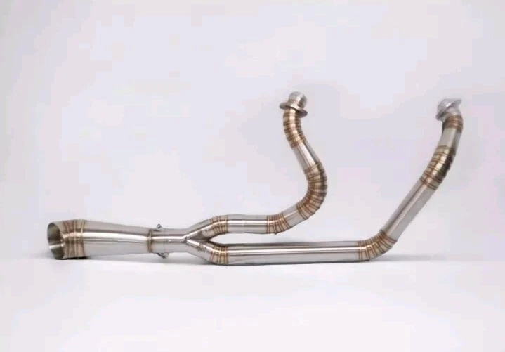 Escape personalizado Harley-Davidson 96-17 Street Glide/Road King/Road Glide 2 en 1 Foto 3 de 4