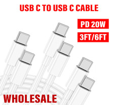 Wholesale PD20W USB C to USB-C Cable Fast Charge Cord for Iphone 15 Samsung