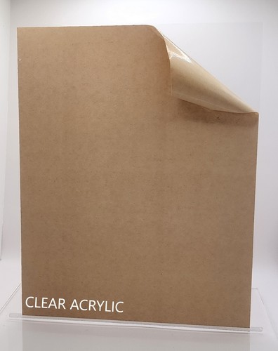 Acrylic Plexiglass Plastic Sheet - 1/4" Thick - Clear - 24" x 36"