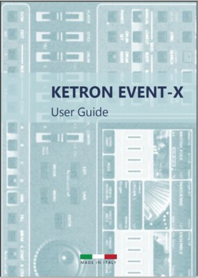 Ketron Event - X Users Guide, Manual: 211 Page, Full Color, Coil Bound