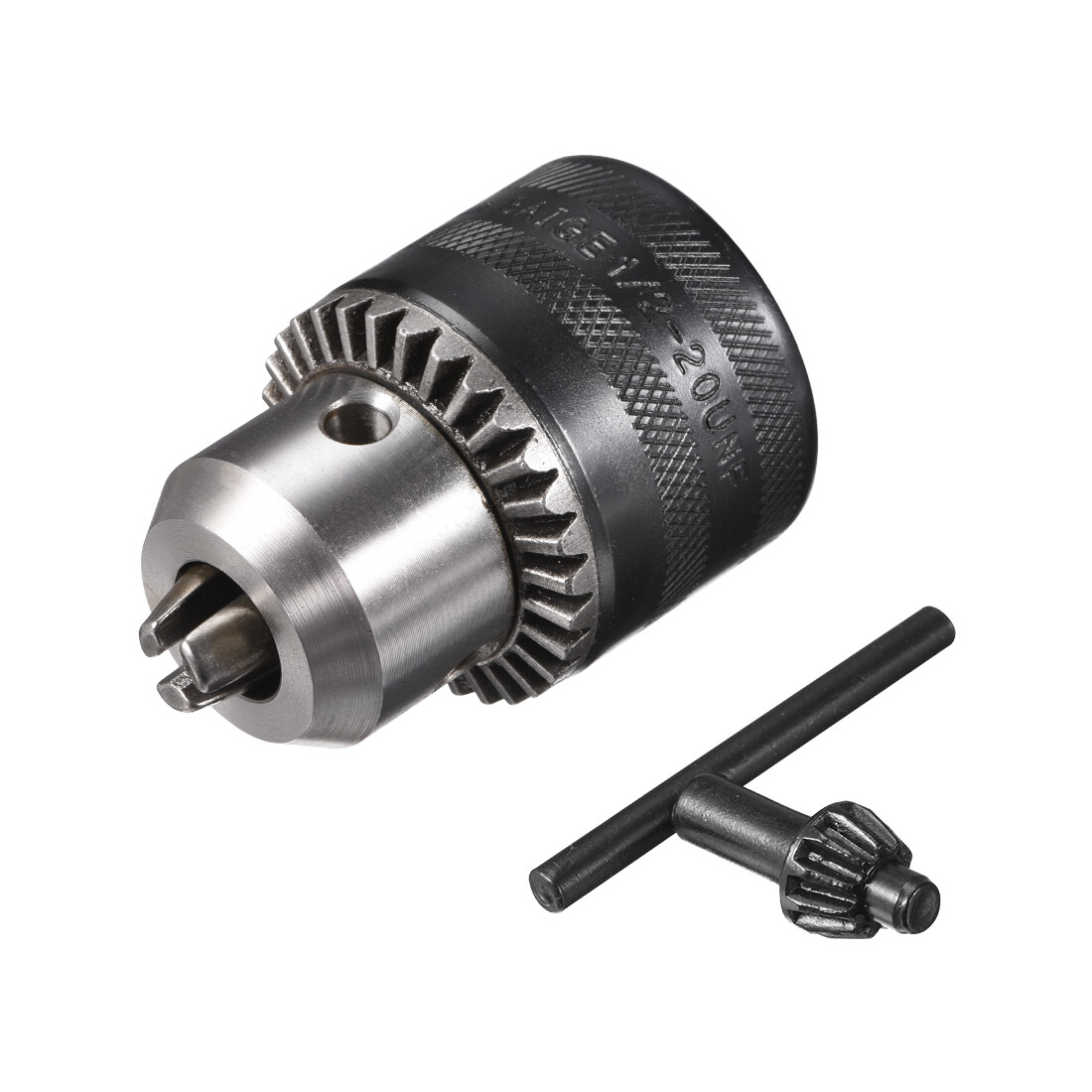 1.5-13mm Capacity Key Drill Chuck 1/2-20 UNF Mount Socket Female