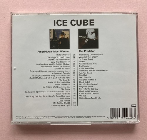 Ice Cube - Amerikkka's Most Wanted / The Predator CD, 2xCD, Rap, Hip-Hop - Picture 4 of 4