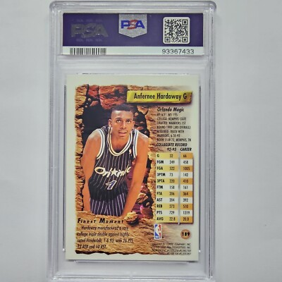 93-94 Finest Ref 189種セット 1993-94 Topps Finest Refractor #189 Anfernee Hardaway Rookie