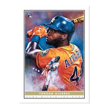 2020 Topps Game Within the Game #2 Yordan Alvarez by Paul Jennis SP PR 2235