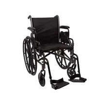Wheelchair McKesson Light Weight Steel 18"W Swing-Away Footrest 300lb Capacity