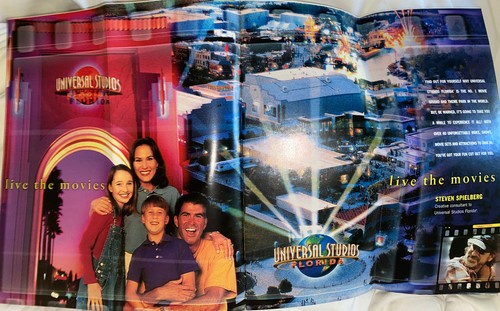 1999 Universal Studios (Live The Movies) Theme Park Brochure Guide - Picture 3 of 11