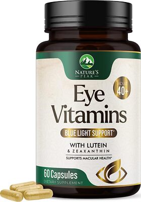 Eye Vitamins & Mineral Supplement Advanced Formula with Zeaxanthin - Eye Health