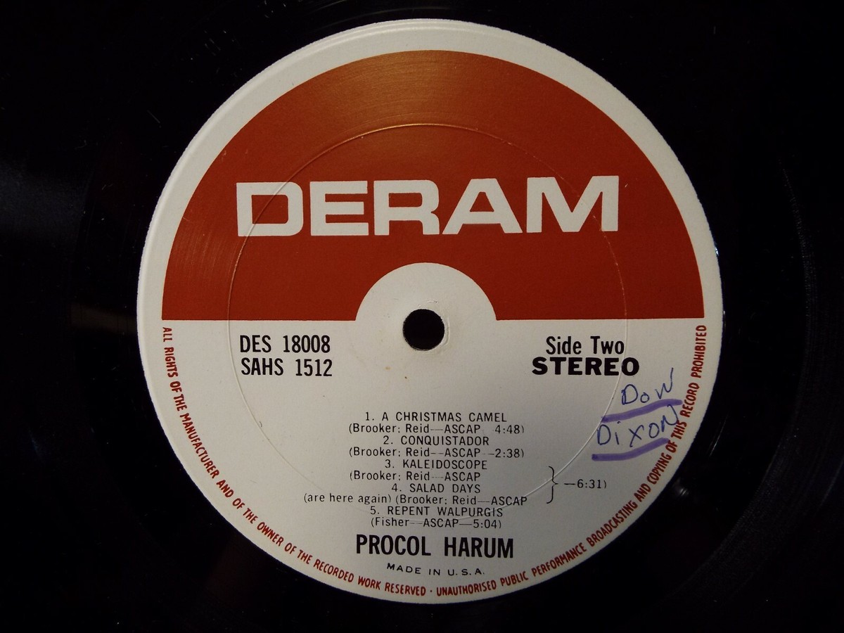 PROCOL HARUM SELF TITLED 1967 ROCK LP VINYL ALBUM | eBay