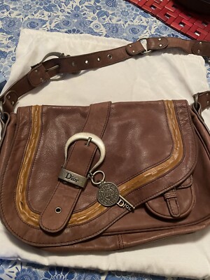 used dior saddle bag