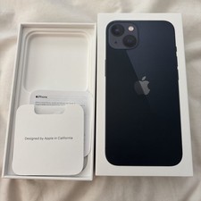 apple iphone 13 empty box only midnight
