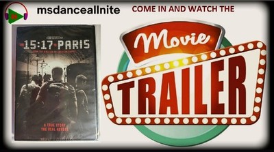 The 15:17 to Paris (DVD,2018,Widescreen) Clint Eastwood,Terrorist,BRAND NEW!