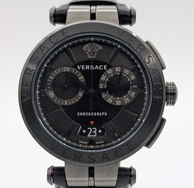 Versace V-Racer Aion Chronograph Ref. VBR030017  Ø45mm Herrenuhr Full Set #3121