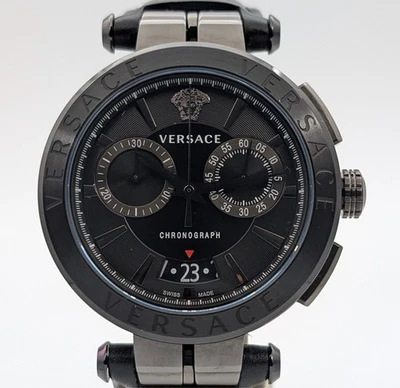 Versace V-Racer Aion Chronograph Ref. VBR030017 –Ø45mm Herrenuhr Full Set #3121 - Bild 1 von 4