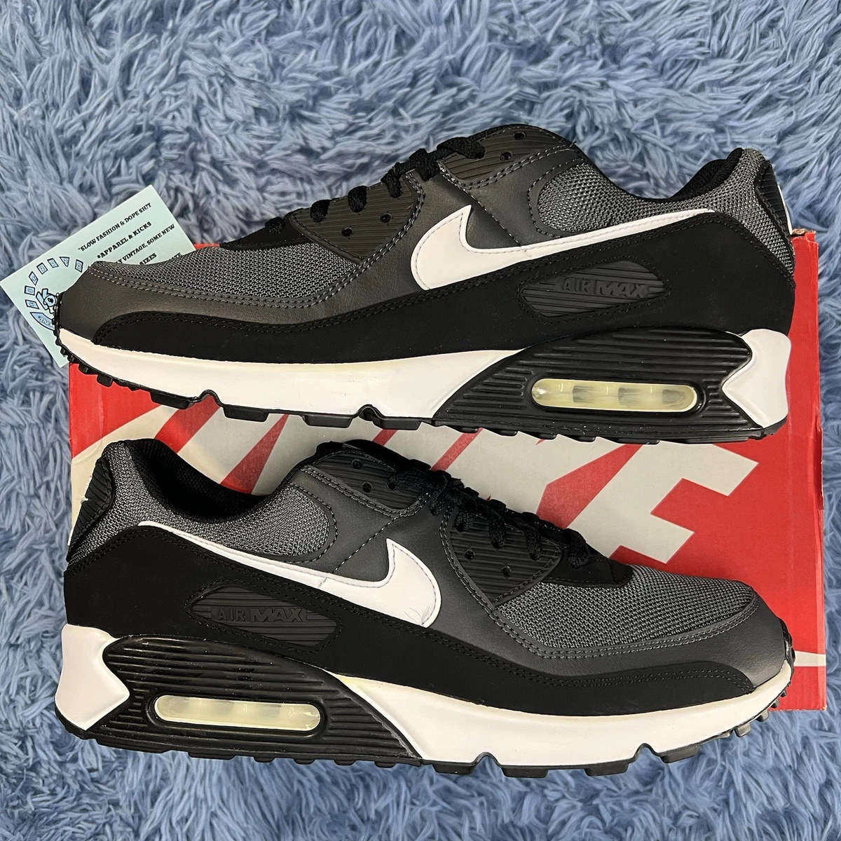 Nike Air Max 90 Iron Grey Total Orange for Sale | Authenticity