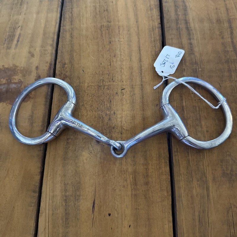 Carlyle Eggbutt Snaffle 5” Used English Tack Used Horse Tack EUC