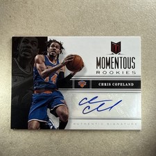 2012-13 Panini Momentum - Momentous Rookies Autographs Chris Copeland #54...