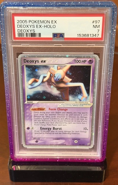 2005 Pokémon Ex Deoxys #97 Deoxys Ex Holo PSA 7