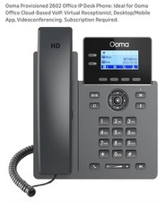 Ooma 2602 Business IP Desk Phone Works with Office Cloud Based VoIP Phone NEW