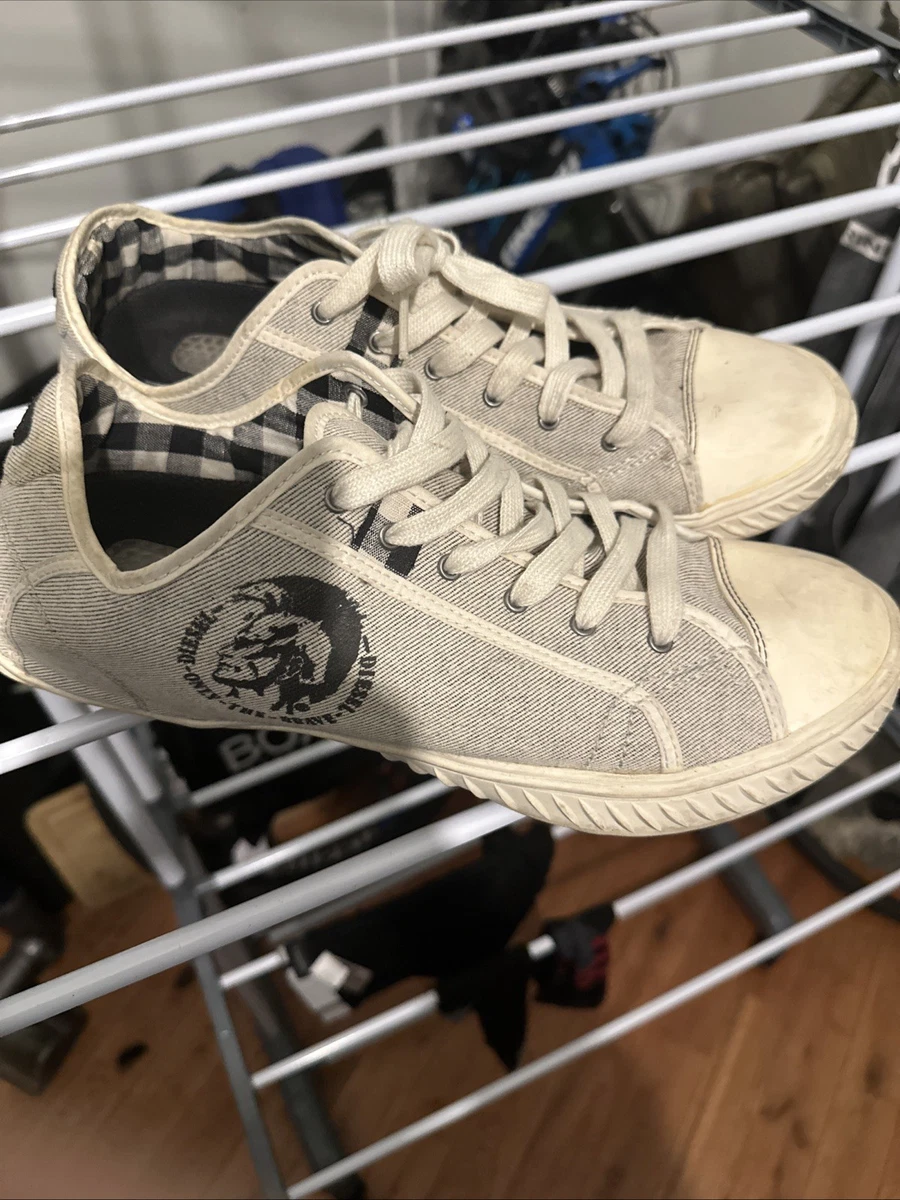 Diesel E-Boojik Shoes Mens Sneakers Size 11 Blue Black White Suede *Barely Worn. DIESEL Shoes for Men for sale | eBay main image 4