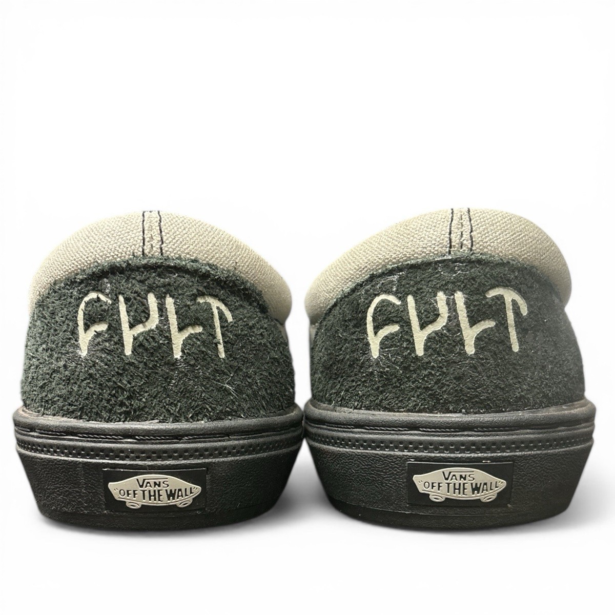 Vans X Cult BMX Black And Gray Slip On, Men display picture 3