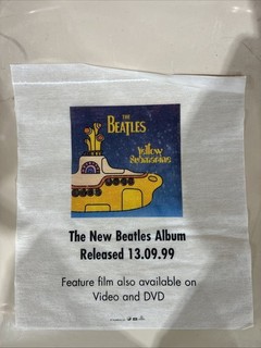 Beatles Yellow Submarine Eurostar Headrest Promotional Merchandise