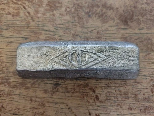 Rare SD Diamond Mines 3.68 Silver Bar - Tests at 90% Rare Poured Bullion